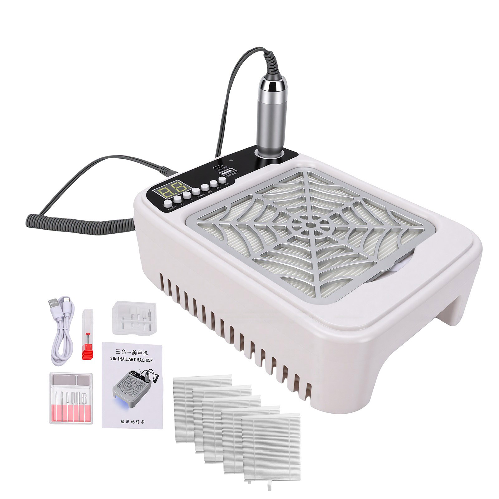 เครื่องเจียรเล็บ 3-in-1 พร้อมเ - Nail Drill Machine บทวิจารณ์และราคา