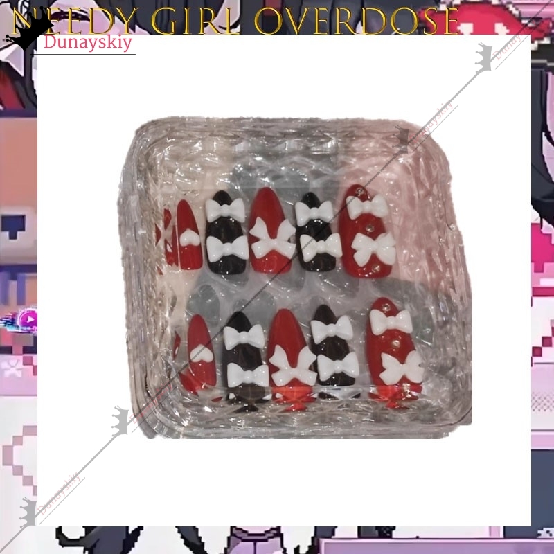 YiNuo*/Needy Girl Overdose Jir - Nail Art Press On บทวิจารณ์และราคา
