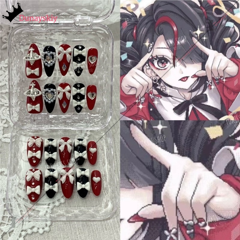 YiNuo*/Needy Girl Overdose Jir - Nail Art Press On บทวิจารณ์และราคา