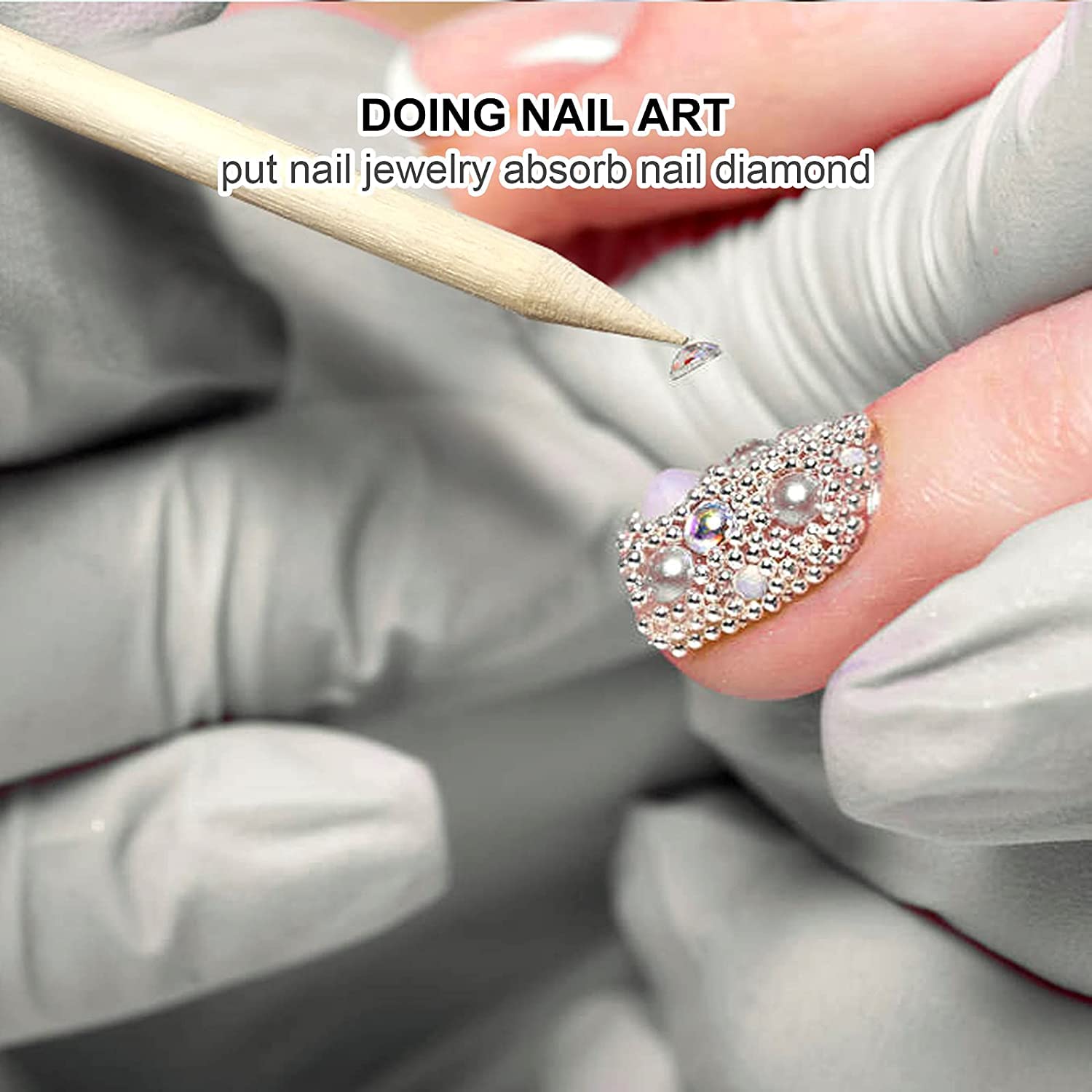 100/50pcs Nail Art Pusher สีส้ - Nail Art Orange บทวิจารณ์และราคา