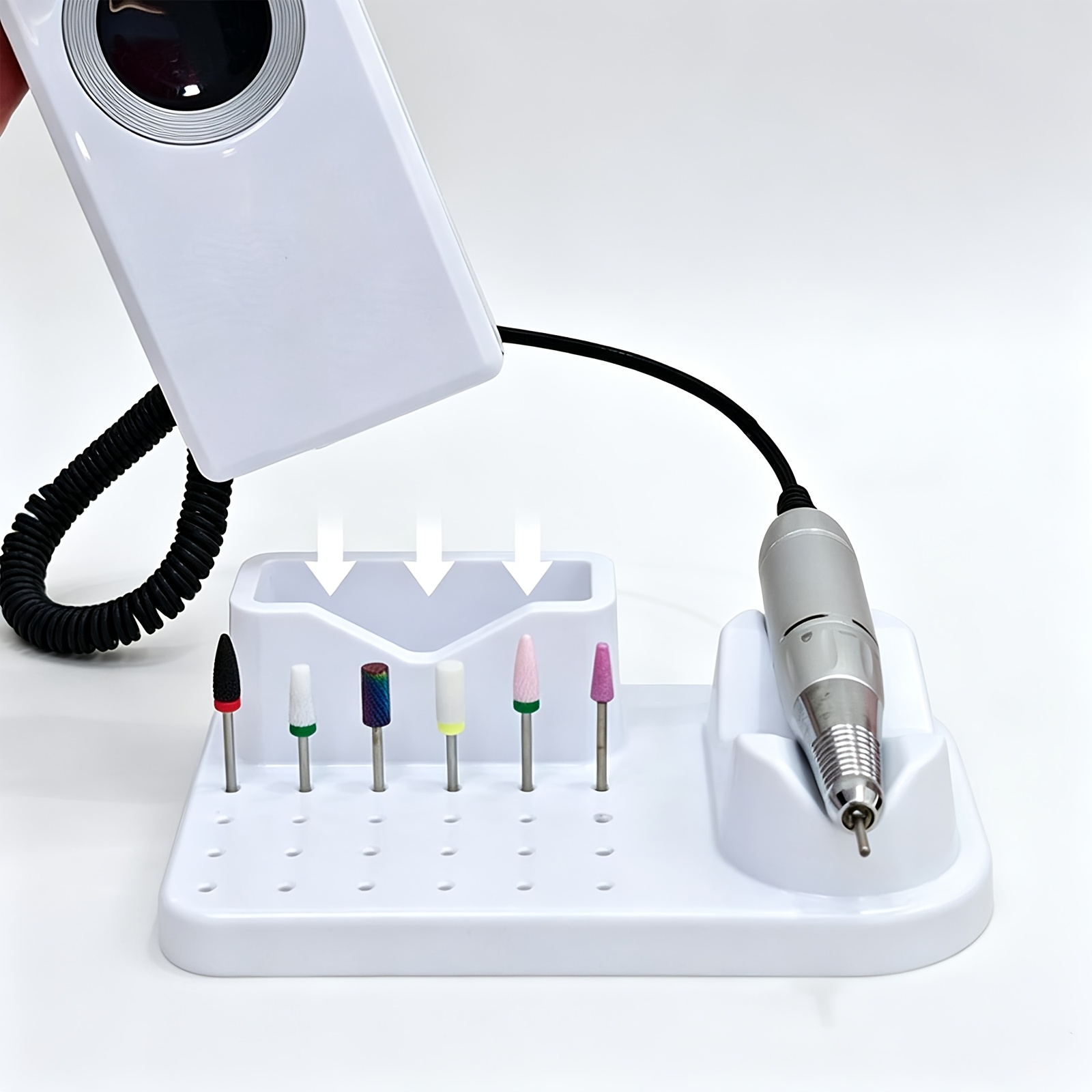 ที่วางและจัดเก็บหัวเจาะสำหรับเ - Nail Drill Machine บทวิจารณ์และราคา