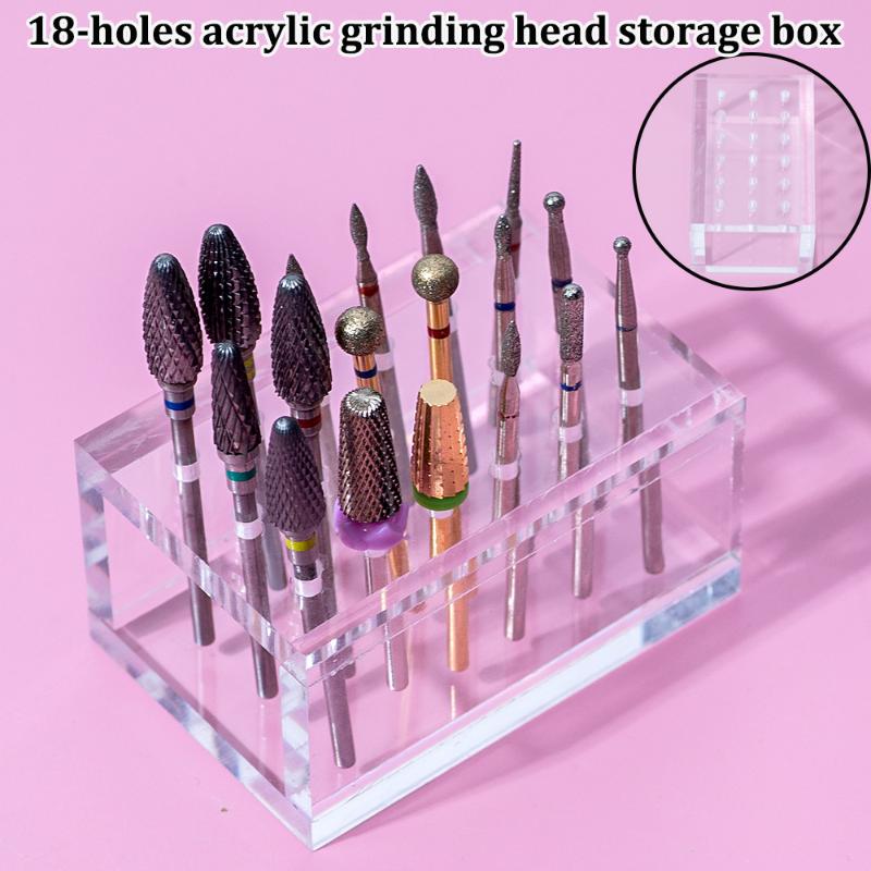 ที่เก็บหัวเจียรและขัดเล็บอะคริ - Nail Drill Machine บทวิจารณ์และราคา