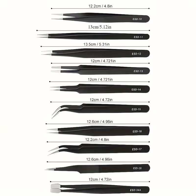 ชุดคีมปลายแหลมสำหรับงานละเอียด - Nail Art Ombre บทวิจารณ์และราคา
