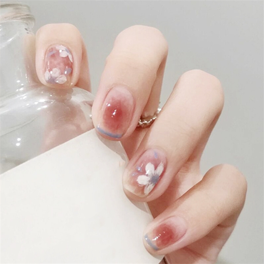 เล็บปลอมอะคริลิกลายตารางสีเขีย - Nail Art Pink บทวิจารณ์และราคา