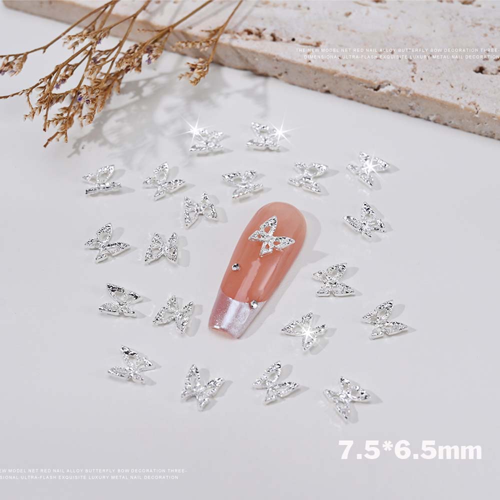 20pcs 3D ประณีต Hollow ผีเสื้อ - Nail Art Valentines Day บทวิจารณ์และราคา