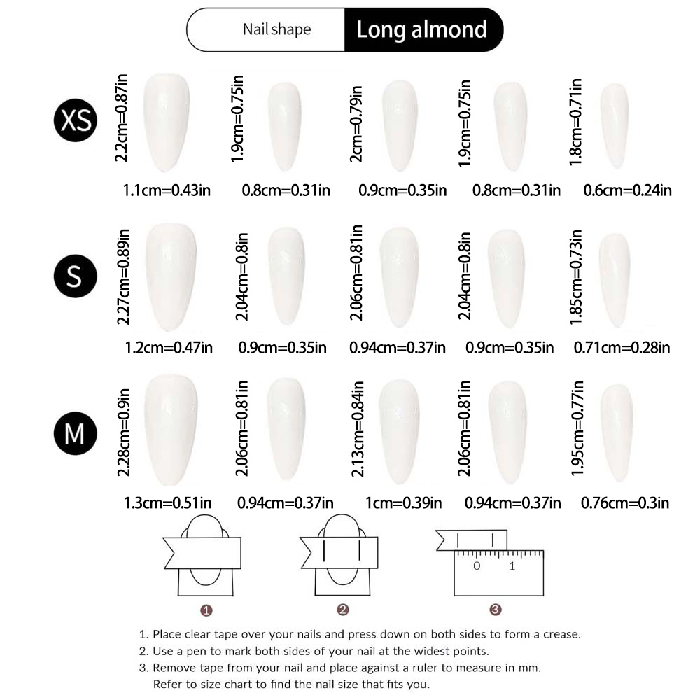 ชุดเล็บปลอมแบบกดติด 10 ชิ้น ทำ - Nail Art Press On บทวิจารณ์และราคา